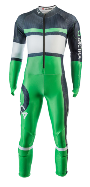 GW268 lime front - Arctica Racer GS Speed Suit Lime