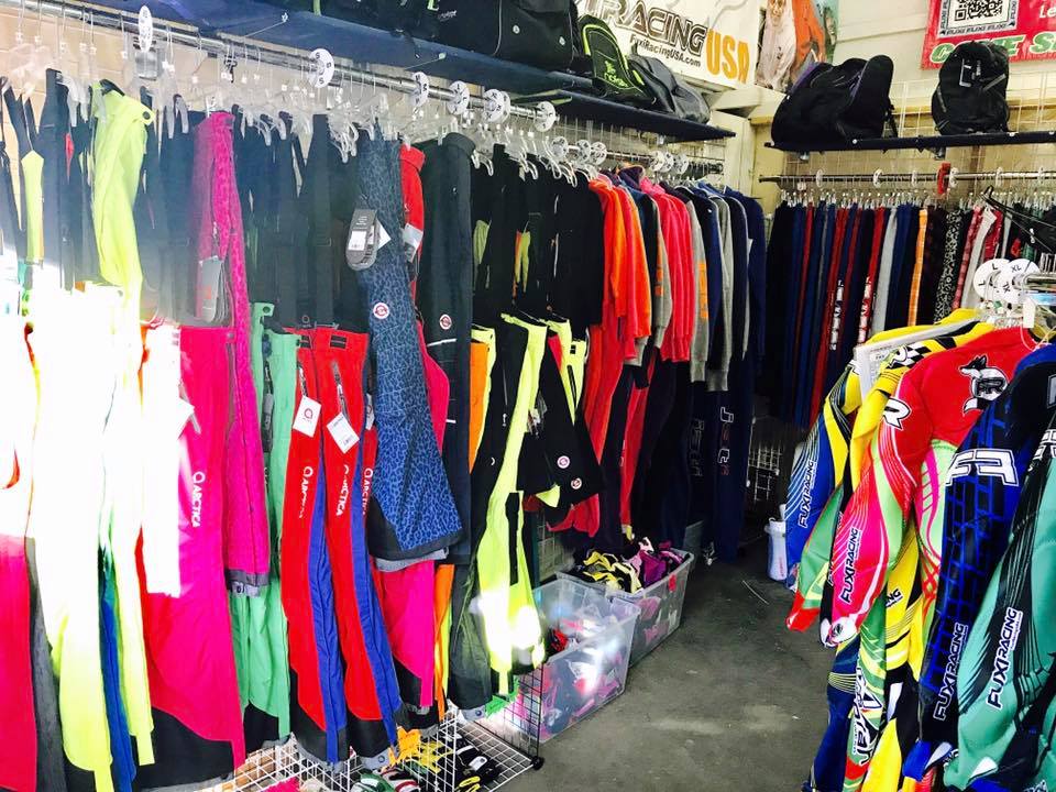 A large selection of race shots and pants from Arctica at the Mt Hood Fuxi Racing 1 Stop Shop.