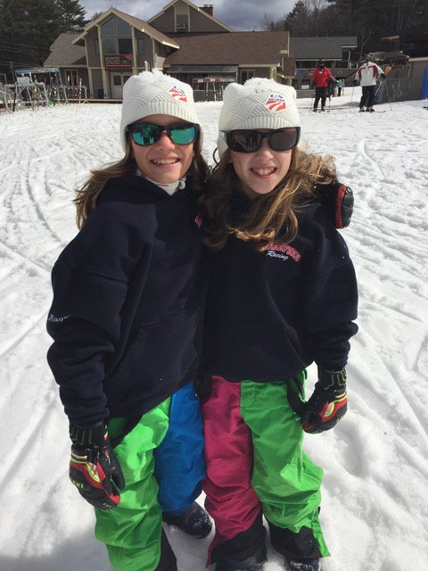 Twins Emma and Maggie Stevens and their entire family wear Arctica.