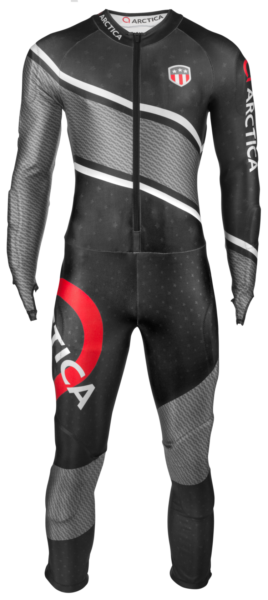 Adult USA GS Speed Suit - Black, Medium on Arctica