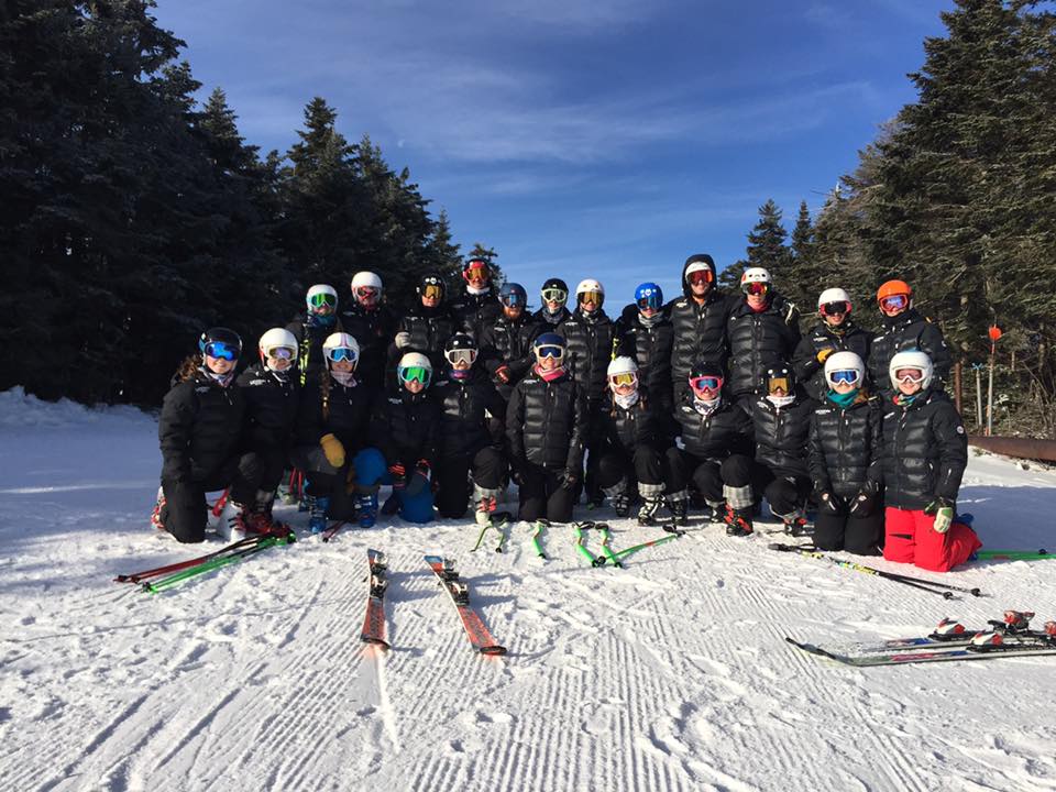 The UConn Alpine Ski Racing Team in their Arctica Team Jackets