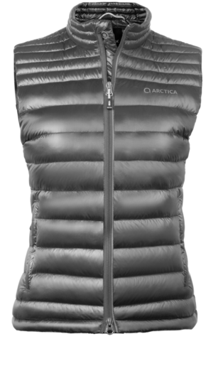 Women's Jewel Featherlyte Down PackVest on Arctica
