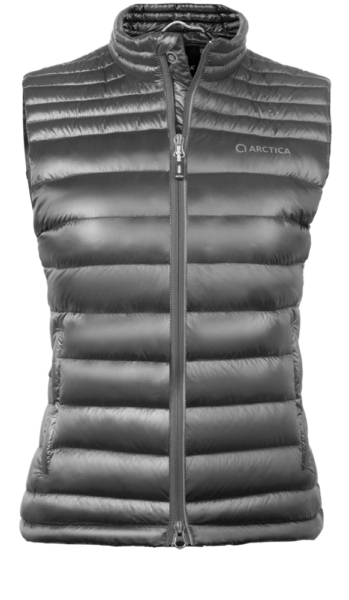 Women's Jewel Featherlyte Down PackVest on Arctica