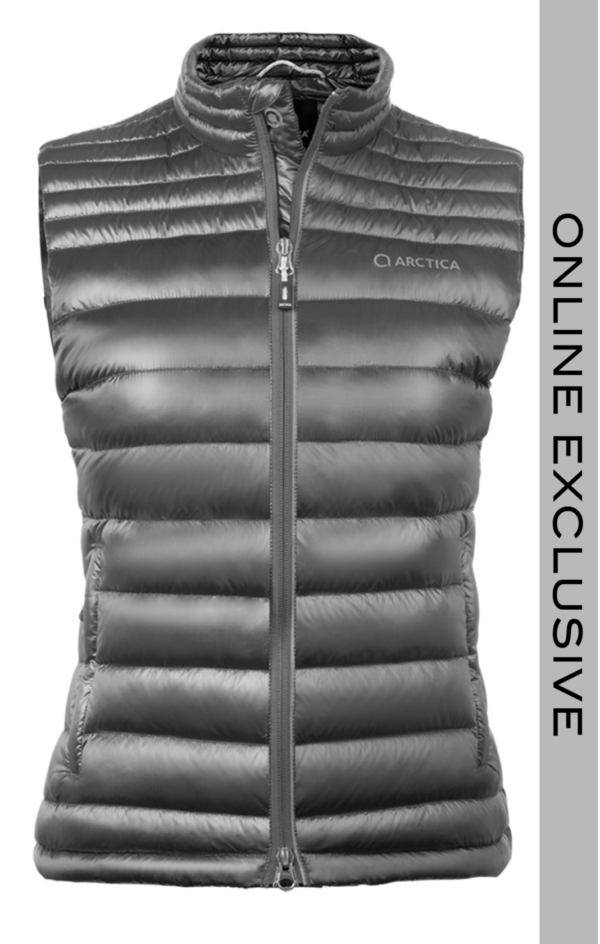 Women's Jewel Featherlyte Down PackVest on Arctica 2