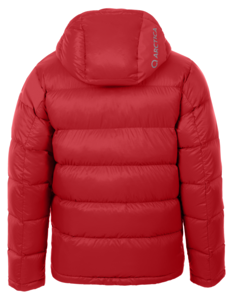 Mens Classic Down Packet 2.0 Ski Jacket Red Back