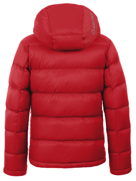 Womens Classic Down Packet 2.0 Ski Jacket Red Back