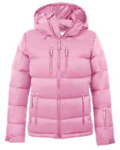 Womens Classic Down Packet 2.0 Ski Jacket Rose Front