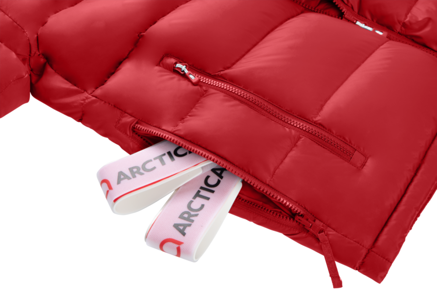 Classic Down Packet 2.0 Ski Jacket Red Pack Pocket