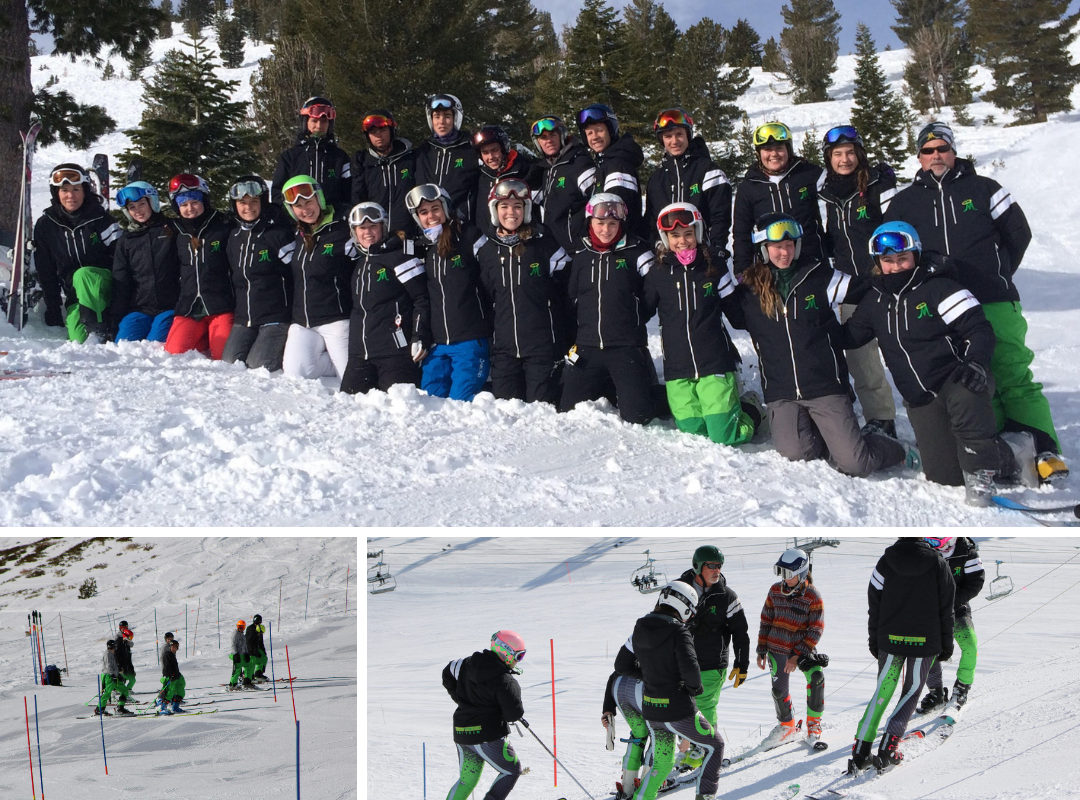 The ski team from Bishop Manogue wearing their Arctica Team Jackets