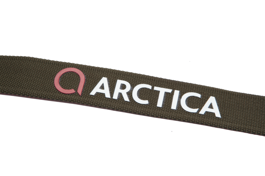 GW296 Arctica Reversible Belt OD deep red-logo