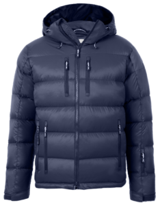 Mens Classic Down Packet 2.0 Ski Jacket Midnight Front