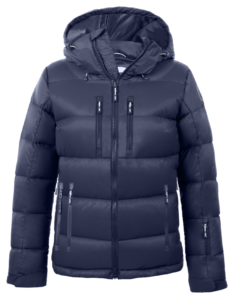 Womens Classic Down Packet 2.0 Ski Jacket Midnight Front