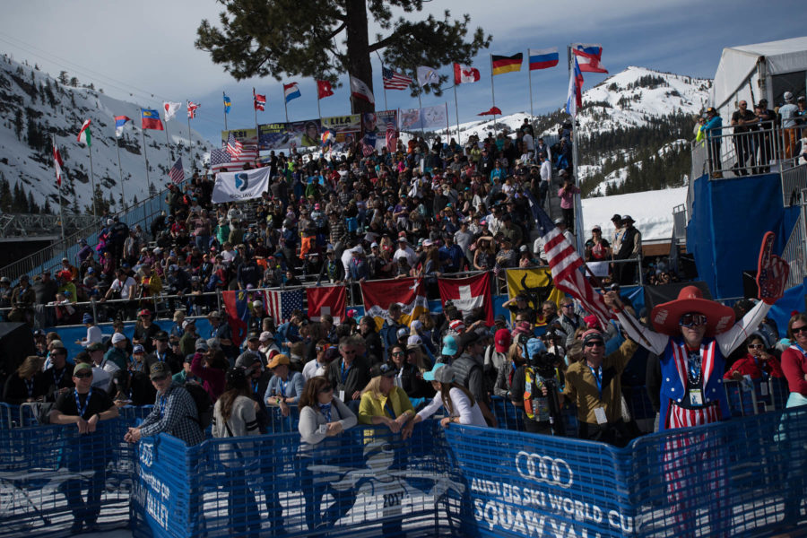 Palisades Tahoe World Cup spectating