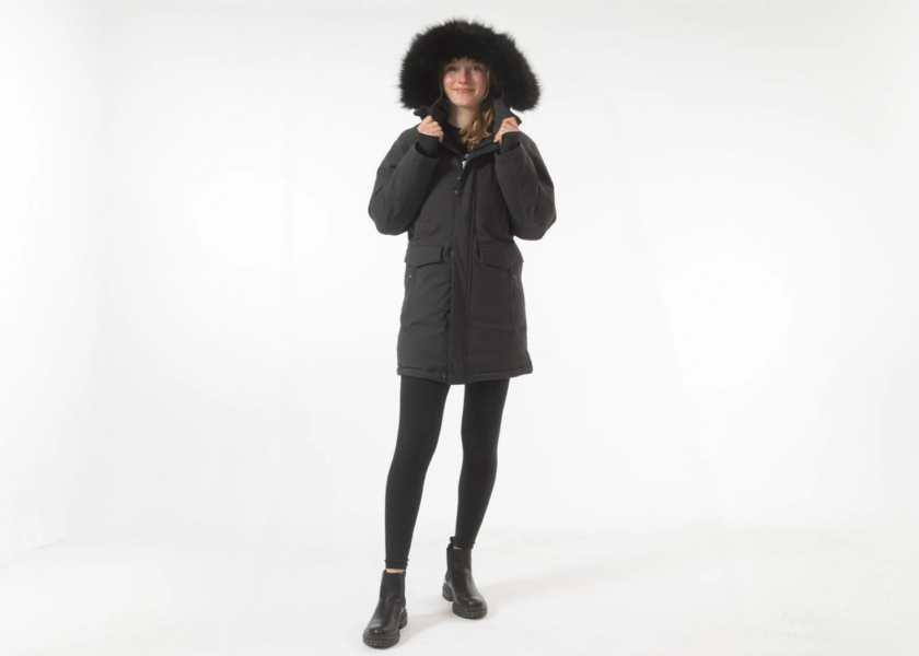 Arctica Super Down Parka Womens Black GW710W Front