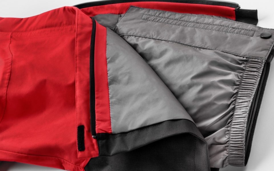 Red Pants Bottom Detail