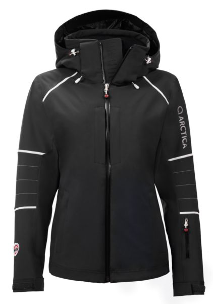 Arctica GT Jacket Black Front. This jacket utilized mid-loft high performance insulation.