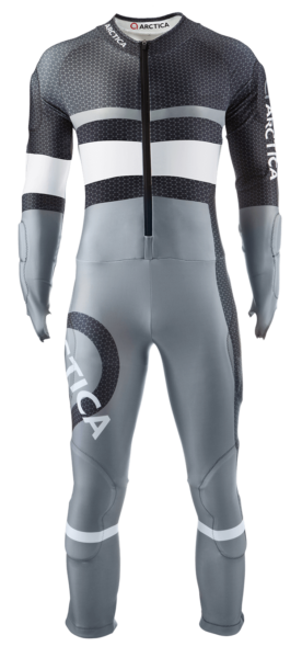 The Arctica RaceFlex GS speed suit in charcoal.