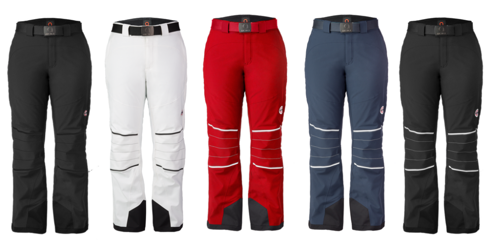 The women's Arctica GT stretch side zip pants comes in 5 colors.