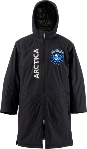 A Team Warm Up Coat Black Front
